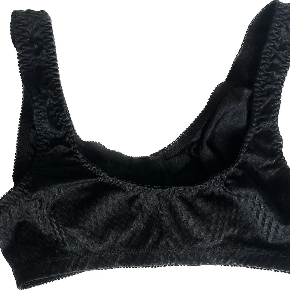 Medical black bra
